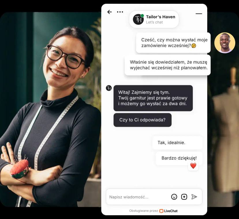 Funkcje sprzedażowe LiveChat i narzędzia do angażowania klientów